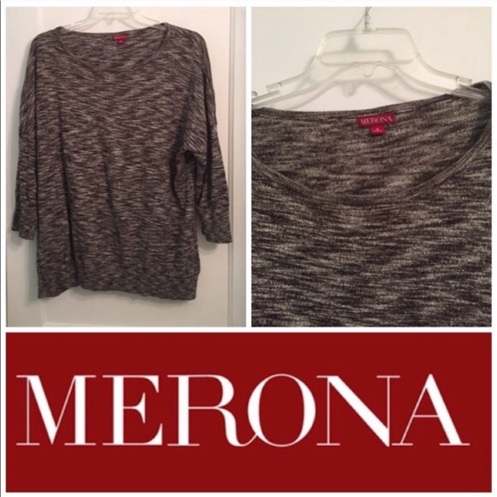 Merona heathered brown sweater ⭐️
